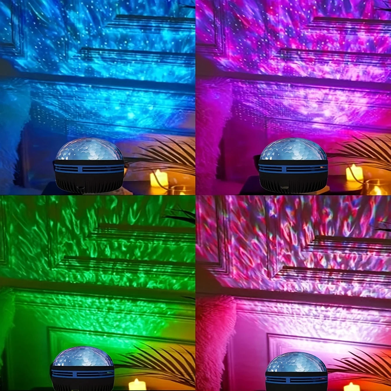 https://sparktechaura.com › products › 1pc-star-projector-galaxy-projector-water-ocean-wave-projector-for-bedroom-night-light-room-decor-with-7-colors-patterns