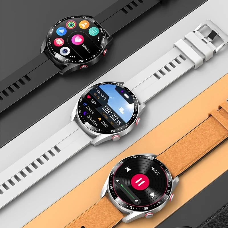 ECG+PPG Bluetooth Call Smart Watch For Men