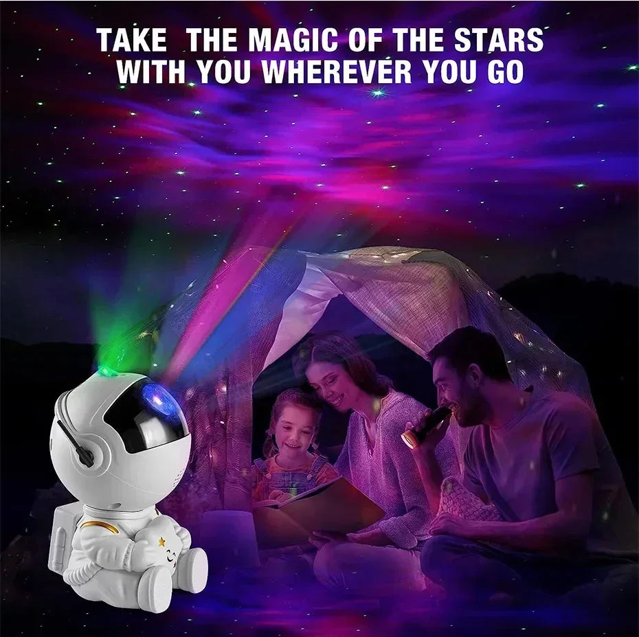 Star Projector Galaxy Night Light Astronaut Space Projector