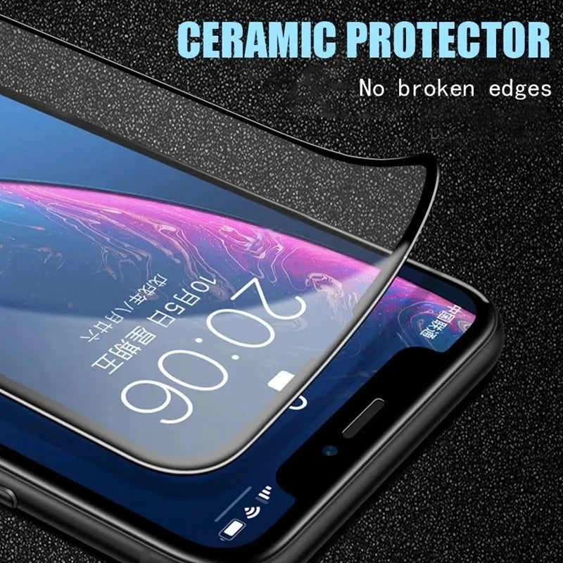 https://sparktechaura.com › products › 5pcs-hd-soft-ceramic-film-for-iphone-15-pro-max-16promax-full-cover-protective-film-for-iphone-13-11-screen-protector-not-glass