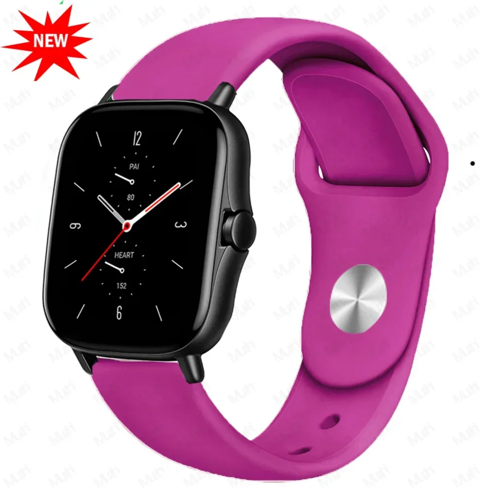 20mm 22mm watch Strap For Amazfit gts/4/3/2/gts2/4 Mini/Gtr4/3/2/2e/47mm Smartwatch Silicone Bracelet Watchabnd Amazfit gts Band