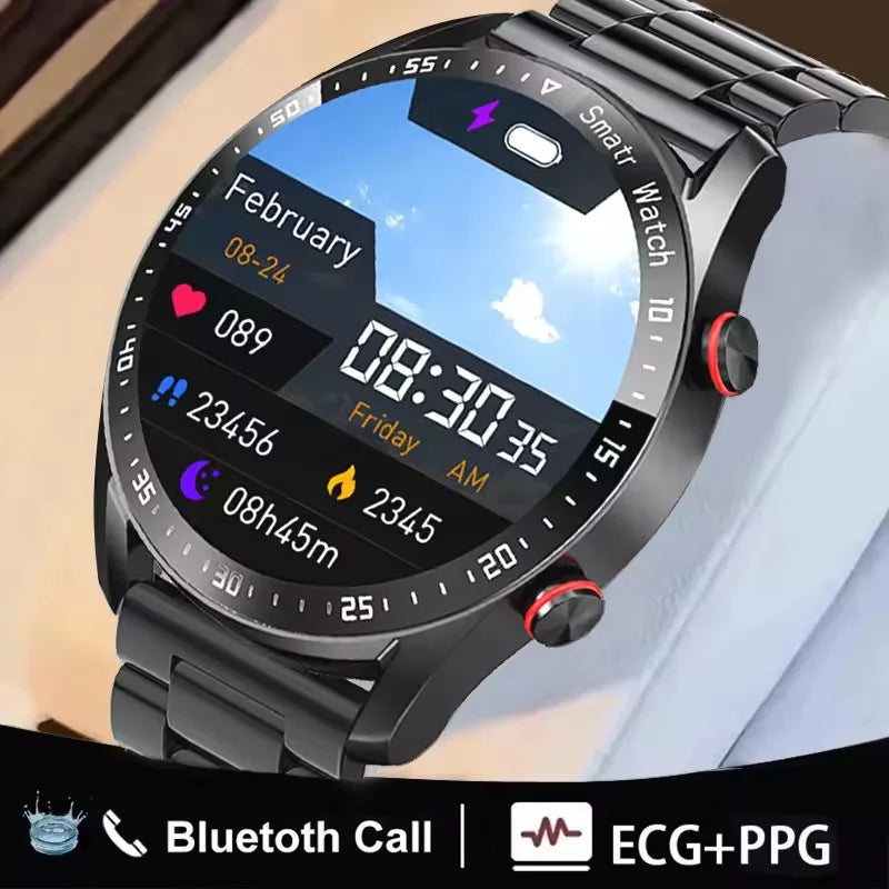 ECG+PPG Bluetooth Call Smart Watch For Men