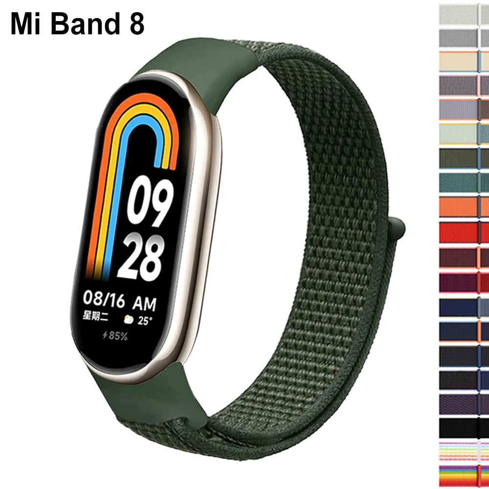 https://sparktechaura.com › products › nylon-loop-for-xiaomi-mi-band-9-8-strap-nfc-smartwatch-wristband-correa-replacement-sport-pulsera-for-miband-7-6-5-4-3-bracelet