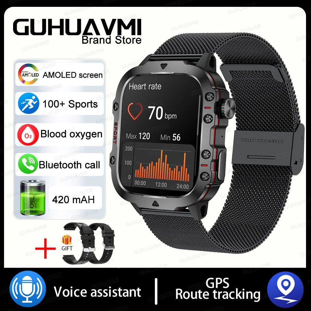 Xiaomi Military GPS Tracker Smart Watch For Men