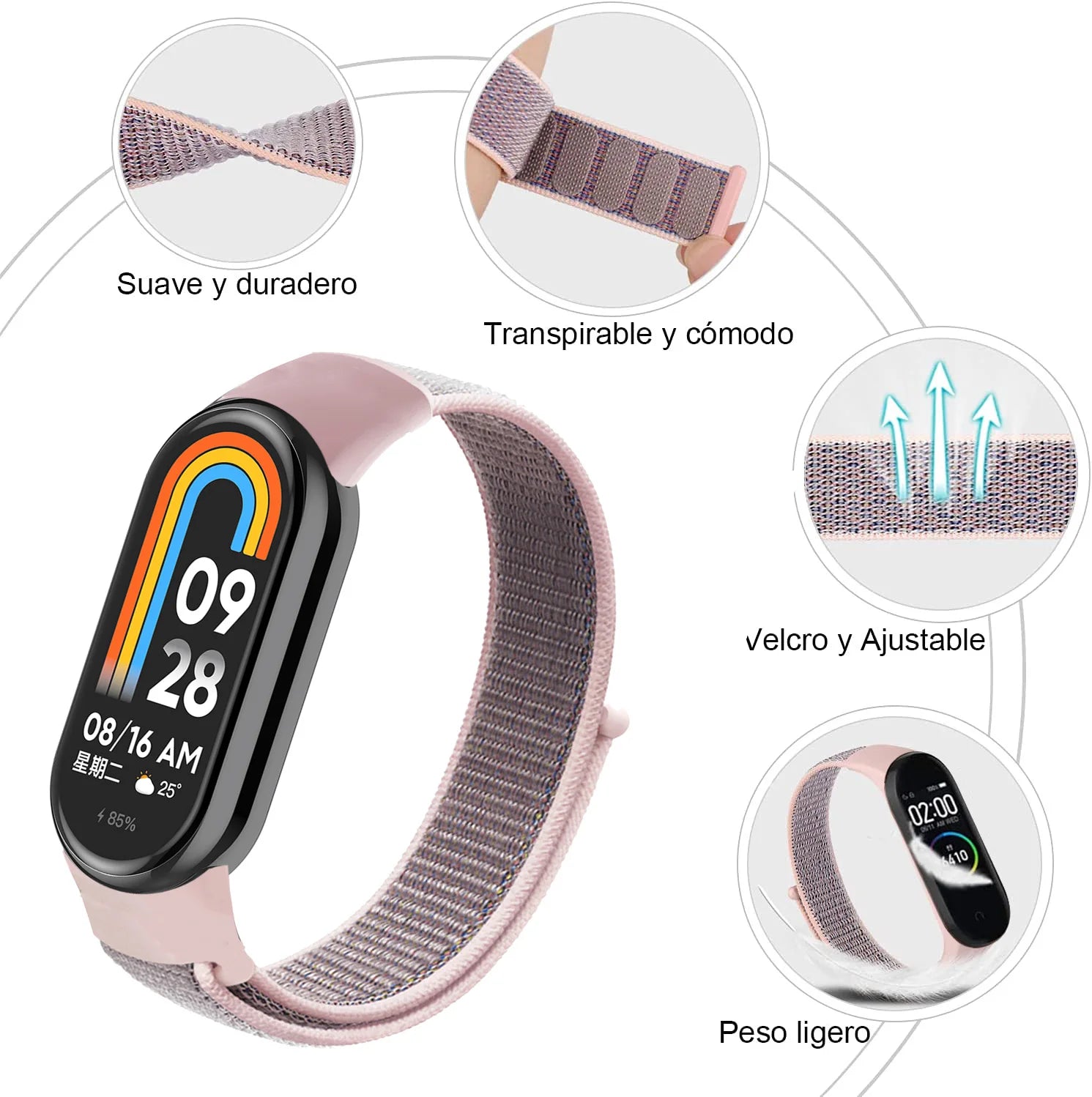 https://sparktechaura.com › products › nylon-loop-for-xiaomi-mi-band-9-8-strap-nfc-smartwatch-wristband-correa-replacement-sport-pulsera-for-miband-7-6-5-4-3-bracelet