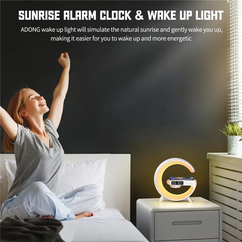 Wireless Charger Speaker Night Light