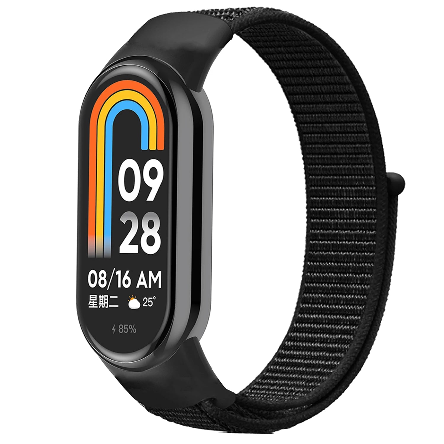 Nylon Loop for xiaomi Mi Band 9 8 Strap NFC SmartWatch