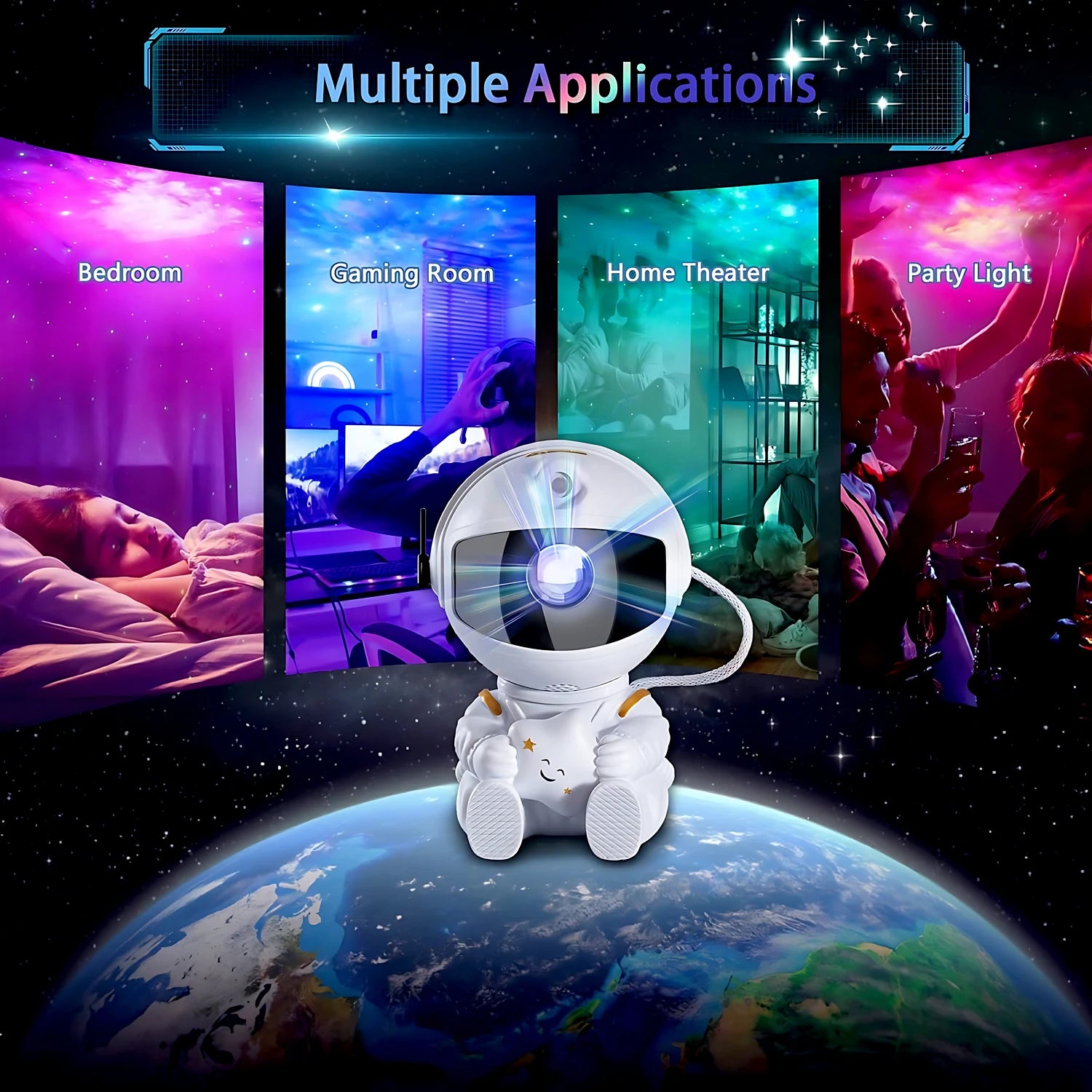 Astronaut Nebula Space Projector