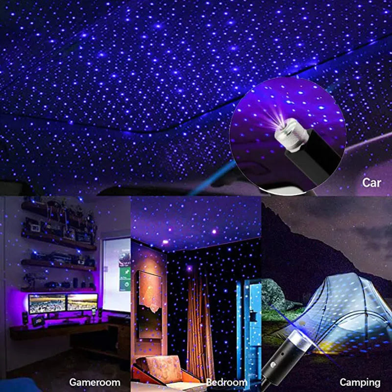 https://sparktechaura.com › products › romantic-led-starry-sky-night-light-5v-usb-powered-galaxy-star-projector-lamp-for-car-roof-room-ceiling-decor-plug-and-play