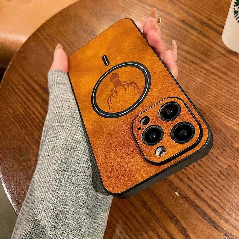 https://sparktechaura.com › products › new-fashion-animal-luxury-deer-head-leather-magnetic-for-iphone-16-15-14-13-12-11-pro-max-wireless-charging-phone-case