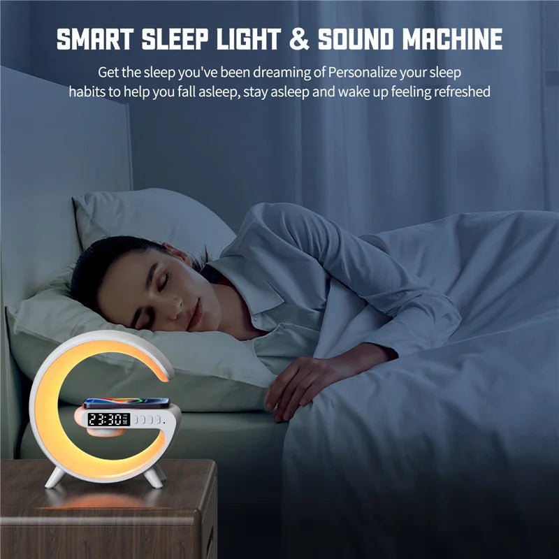Wireless Charger Speaker Night Light
