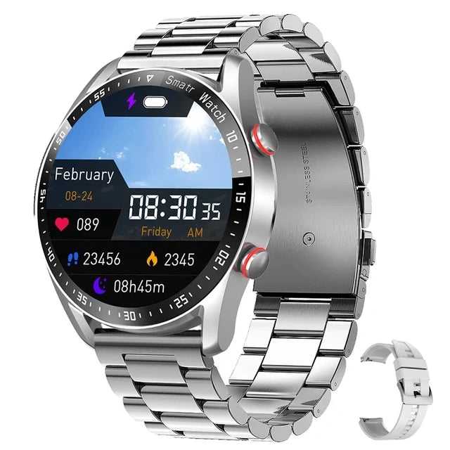 ECG+PPG Bluetooth Call Smart Watch For Men