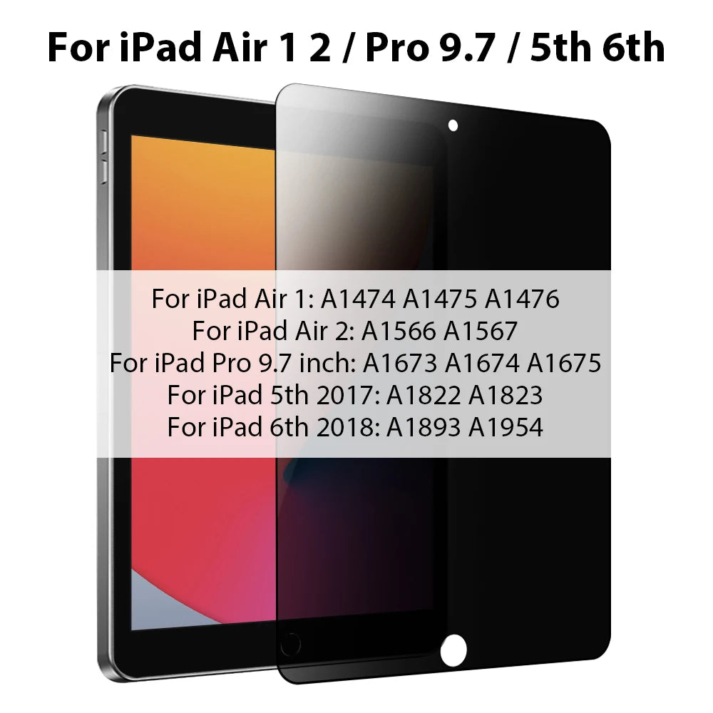 Privacy Glass For iPad Pro