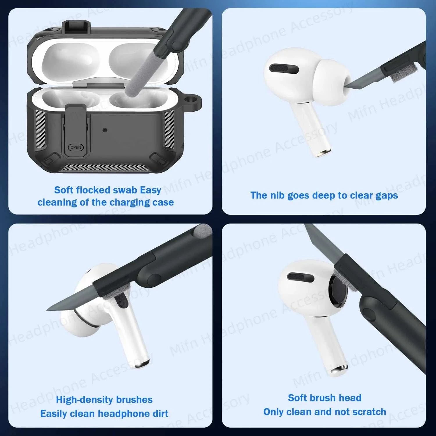 https://sparktechaura.com › products › airpod-pro-2023-switch-case-with-cleaner-kit-luxury-fall-prevention-tpu-protective-cover-for-airpod-pro-3rd-2nd-generation-case