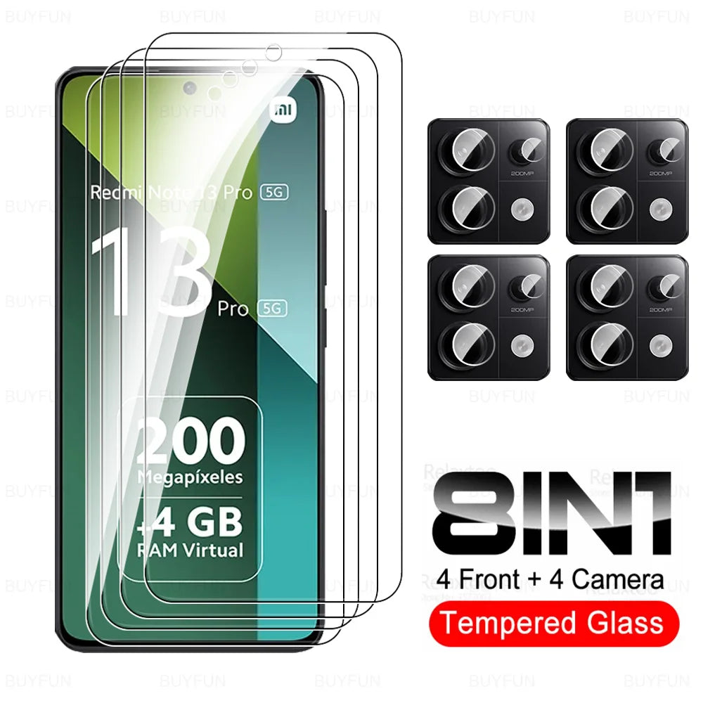 https://sparktechaura.com › products › 8in1-tempered-glass-for-redmi-note-13-pro-5g-4g-screen-protector-anti-scratch-hd-camera-lens-protective-film-on-redmi-note-13pro