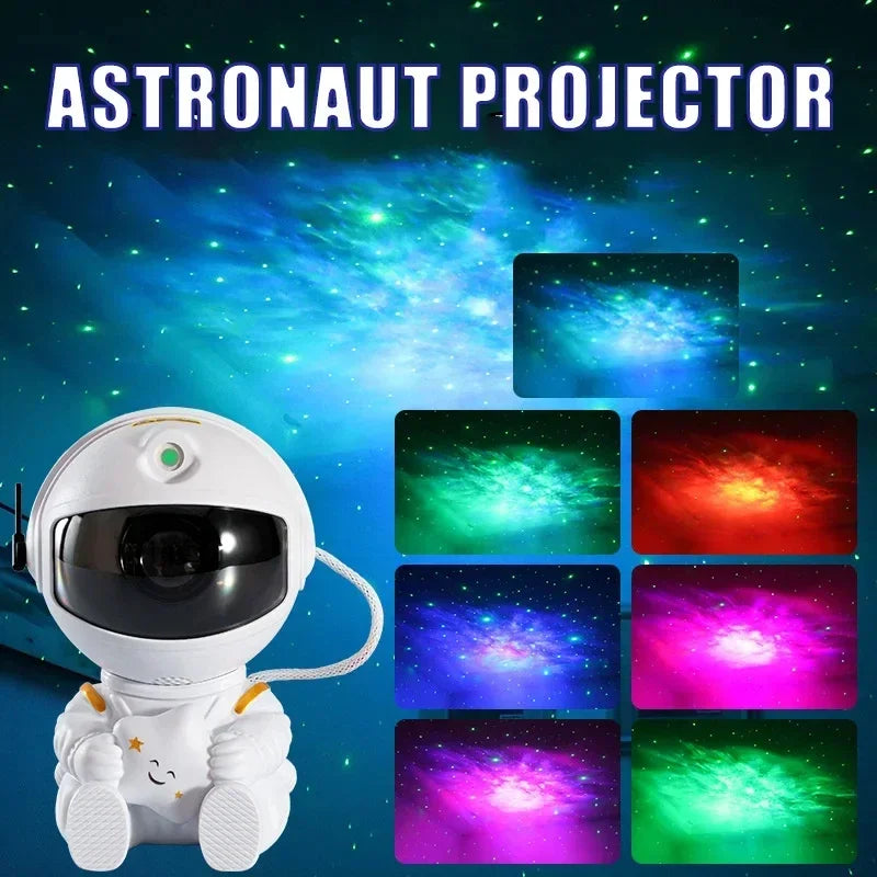 Star Projector Galaxy Night Light Astronaut Space Projector