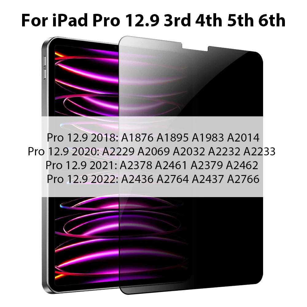 Privacy Glass For iPad Pro