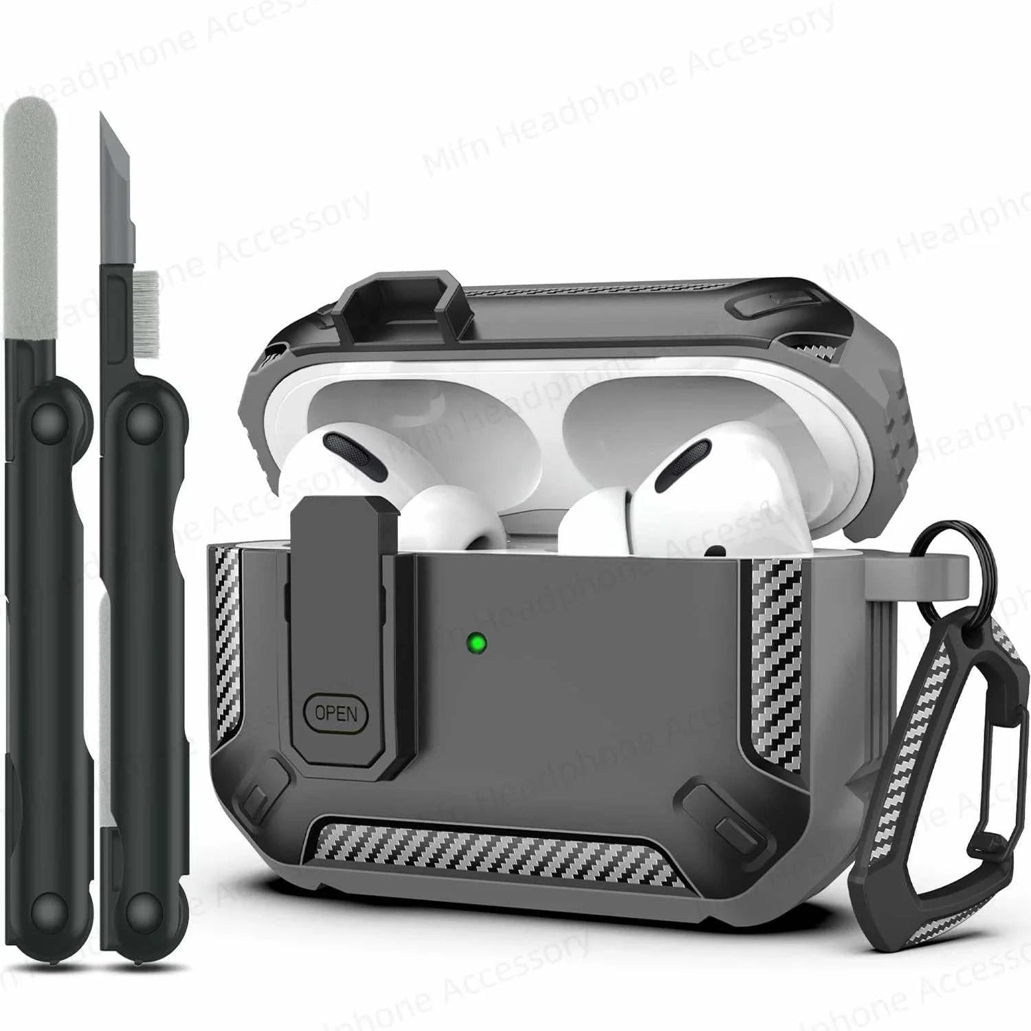 https://sparktechaura.com › products › airpod-pro-2023-switch-case-with-cleaner-kit-luxury-fall-prevention-tpu-protective-cover-for-airpod-pro-3rd-2nd-generation-case