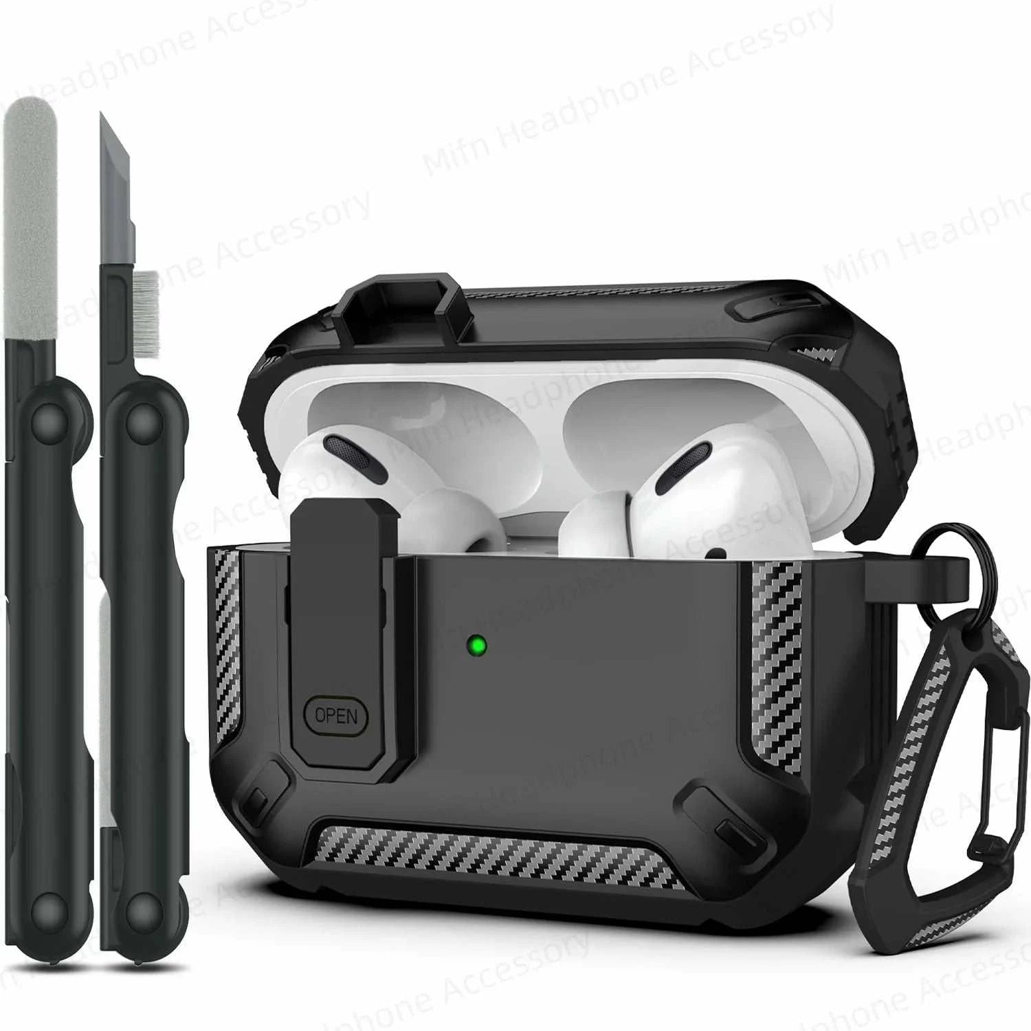 https://sparktechaura.com › products › airpod-pro-2023-switch-case-with-cleaner-kit-luxury-fall-prevention-tpu-protective-cover-for-airpod-pro-3rd-2nd-generation-case