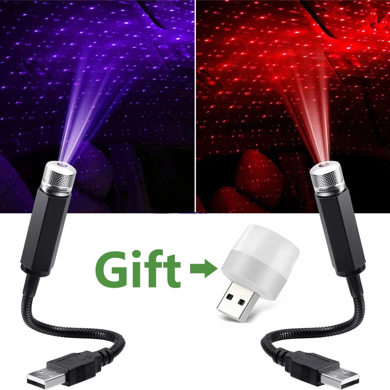https://sparktechaura.com › products › romantic-led-starry-sky-night-light-5v-usb-powered-galaxy-star-projector-lamp-for-car-roof-room-ceiling-decor-plug-and-play