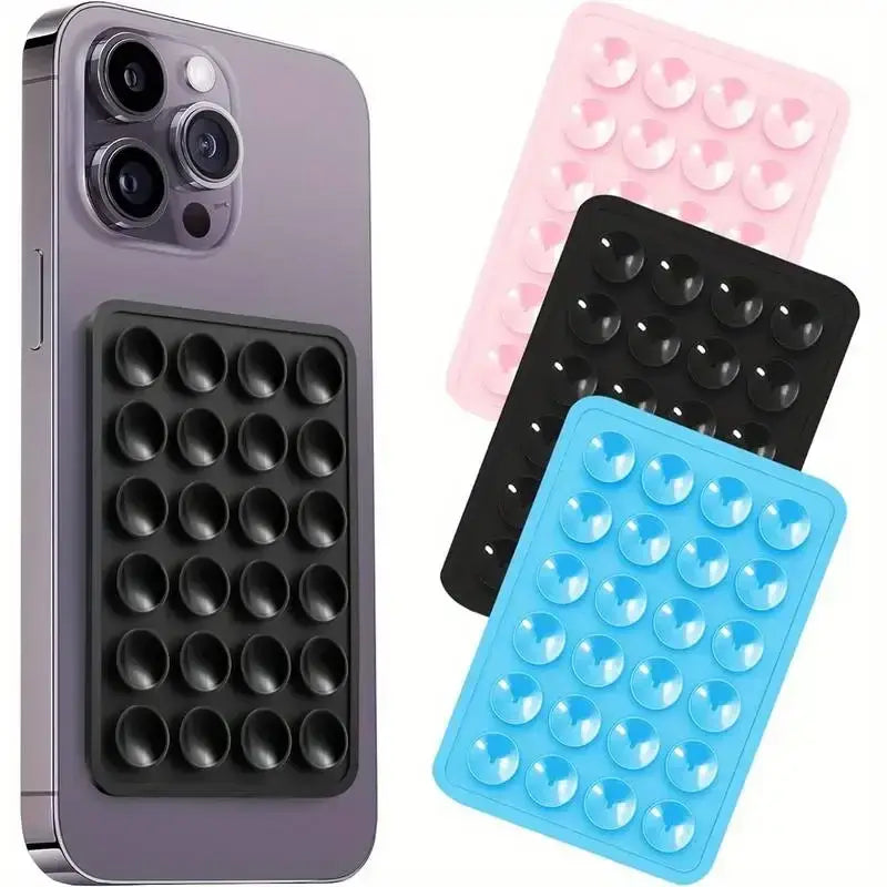 https://sparktechaura.com › products › silicone-suction-phone-holder-mat-multifunctional-suction-cup-wall-stand-square-anti-slip-single-sided-case-mount-back-sticker